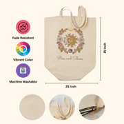 Rise And Shine Extra Large Beach Bags for Women - Reusable Shopping Bag - 25